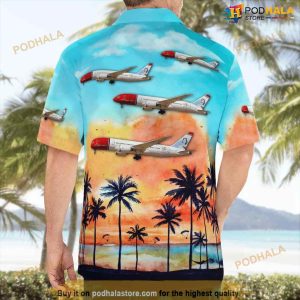 Norwegian Airlines Boeing 787 8 Dreamliner Hawaiian Shirt Outfit 2