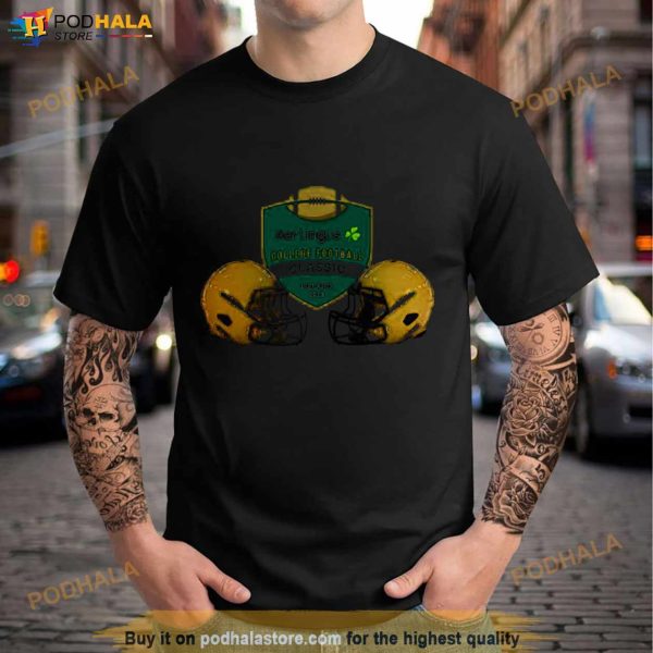 Notre Dame Helmet Aer Lingus College Football Classic Ireland 2023 Shirt