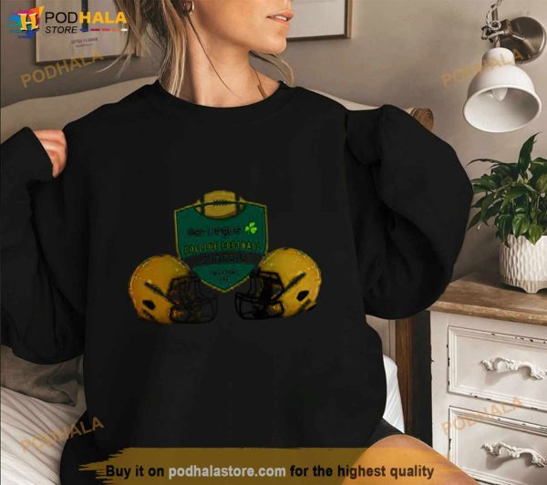 Notre Dame Helmet Aer Lingus College Football Classic Ireland 2023 Shirt