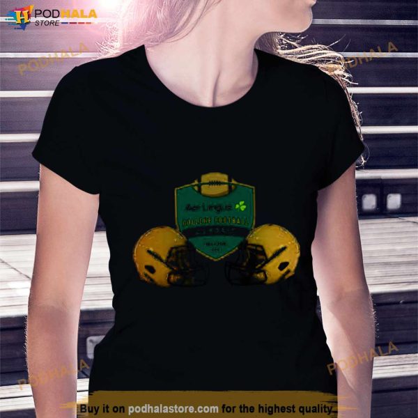 Notre Dame Helmet Aer Lingus College Football Classic Ireland 2023 Shirt