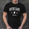 Notre Dame Indiana IN Vintage Athletic Sports Design T Shirt