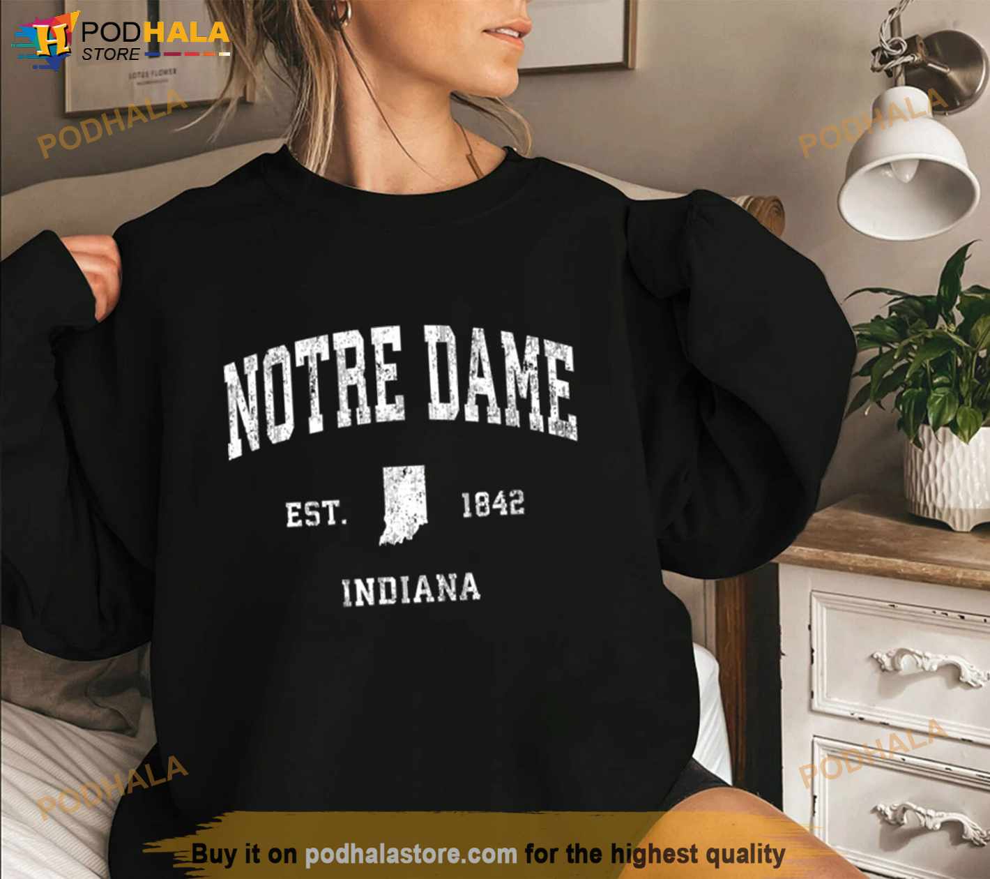 Notre Dame Indiana IN Vintage Athletic Sports Design T - Bring Ideas, Thoughts Imaginations Into Reality Today