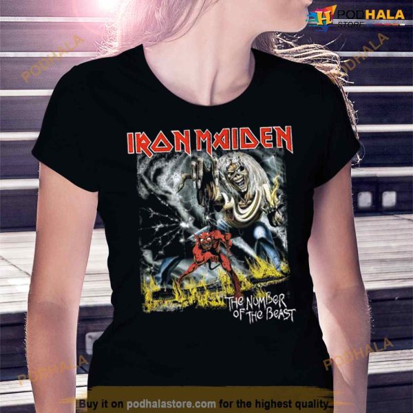 NUMBER OF THE BEAST 40TH ANNIVERSARY JUMBO PRINT TEE