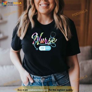 Nurse Est 2023 Rn Nursing School Graduation Graduate Shirt 3