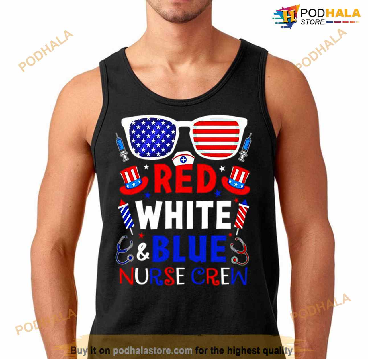 Nurse red white and blue Nurse crew Shirt Nurse red white and blue Nurse crew Shirt