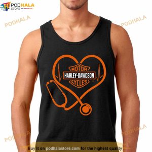 Nurse Stethoscope Motor Harley Davidson Shirt 2