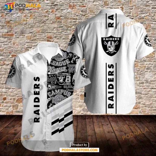 Oakland Raiders Trending Model 5 Hawaiian Shirt
