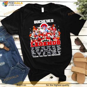 Ohio State Buckeyes Legends Team Signatures Shirt