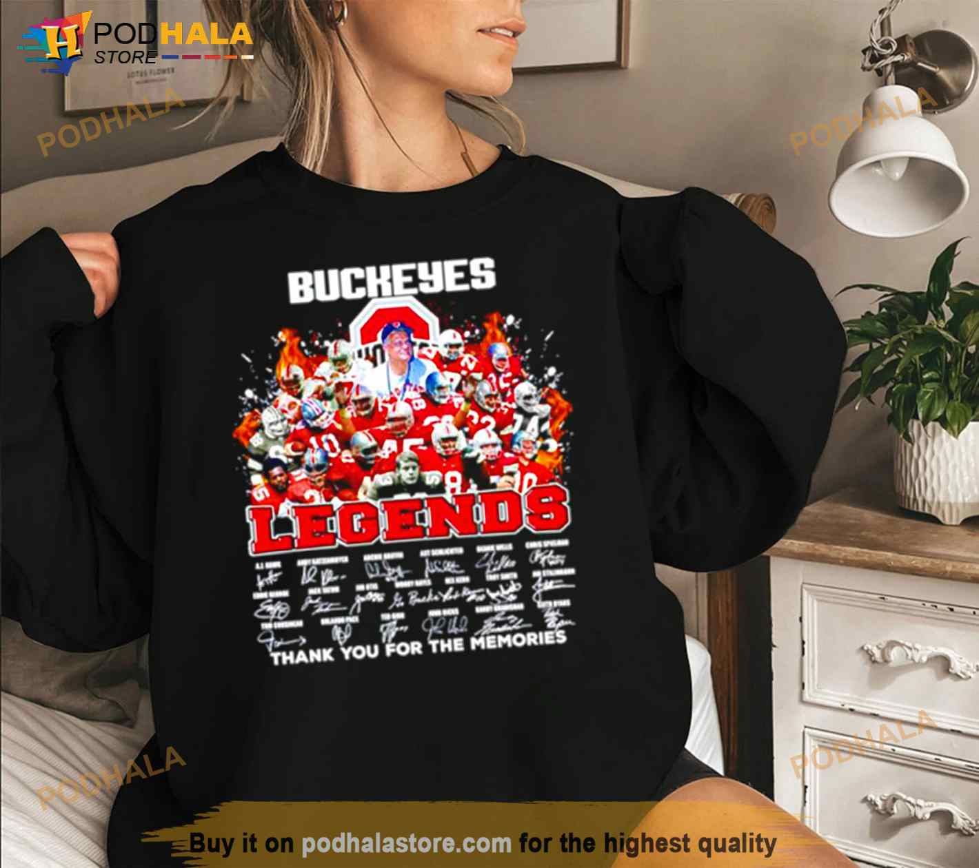 Ohio State Buckeyes Legends Team Signatures Shirt Ohio State Buckeyes Legends Team Signatures Shirt