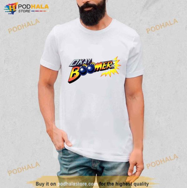 Okay Bomber Man Logo Game Shirt