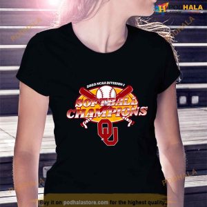 Oklahoma Sooners 2023 NCAA Division I Softball Champions Shirt