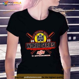 Oklahoma State Cowboys 11 Appearances College World Series Shirt