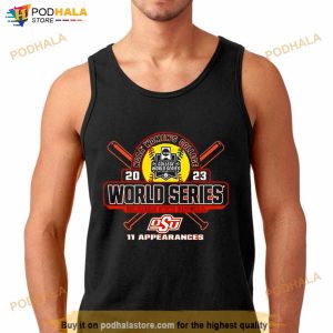Oklahoma State Cowboys 11 Appearances College World Series Shirt 2