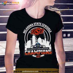 Oklahoma State Cowgirls 2023 Stillwater Super Regional Champions Shirt