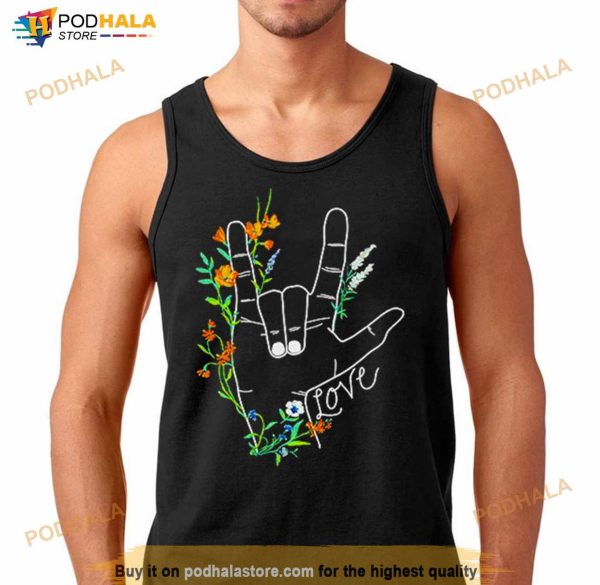 Old Navy I Love You Sign Language T Shirt