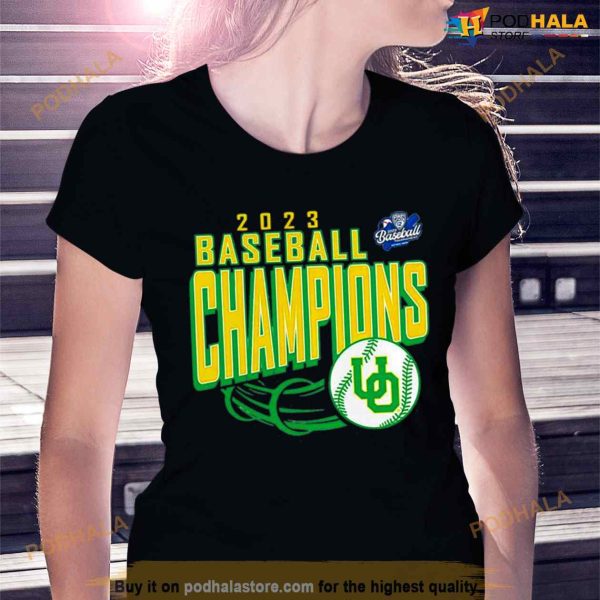 Oregon Ducks 2023 PAC 12 Baseball Champions Shirt