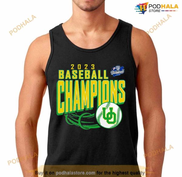 Oregon Ducks 2023 PAC 12 Baseball Champions Shirt