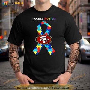 Original San Francisco 49ers Tackle Autism Awareness Sweatshirt 3
