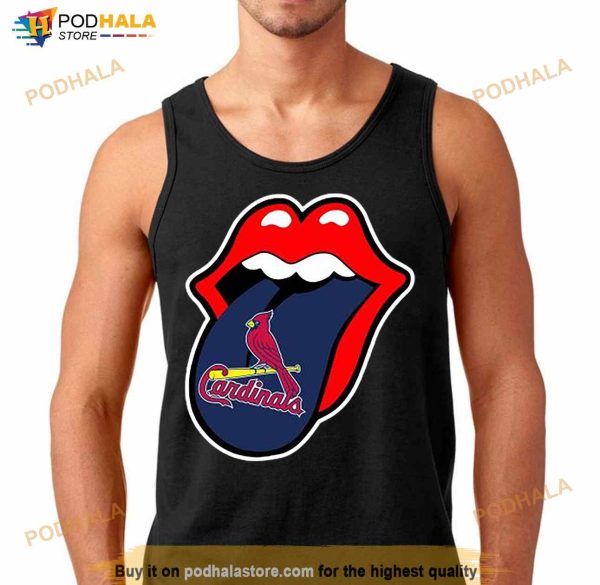 Original St Louis Cardinals The Rolling Stones Logo SweatShirt