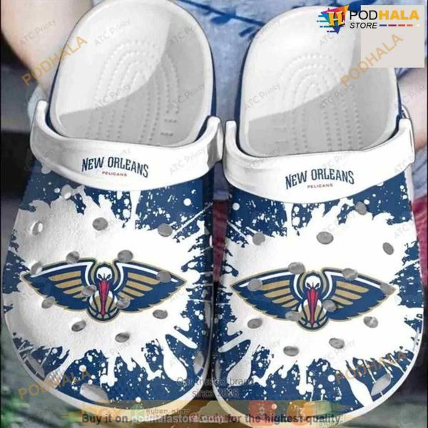 Orleans Pelicans Crocs Clog Shoes For Men Women