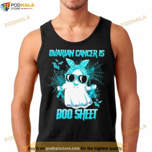 Ovarian Cancer is Boo sheet Happy Halloween Shirt