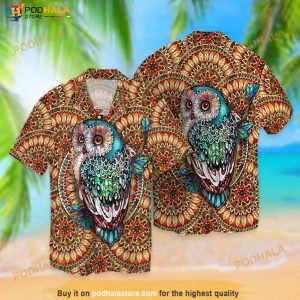 Owl Love Funny Hawaiian Shirt, Aloha Shirt