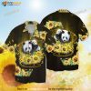 Panda With Sunflowers Funny Hawaiian Shirt, Aloha Shirt
