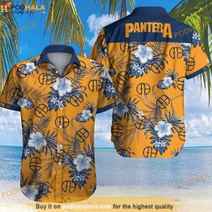 Pantera Funny Hawaiian Shirt, Aloha Shirt