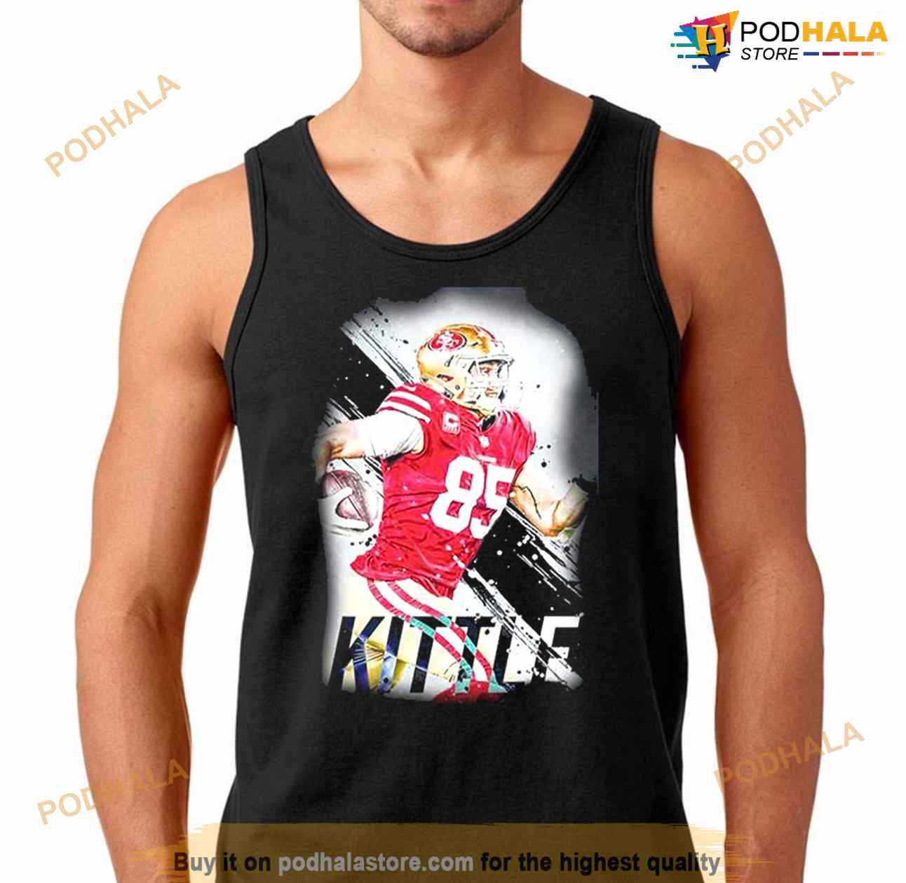 Paper Graphic George Kittle Shirt - Bring Your Ideas, Thoughts And