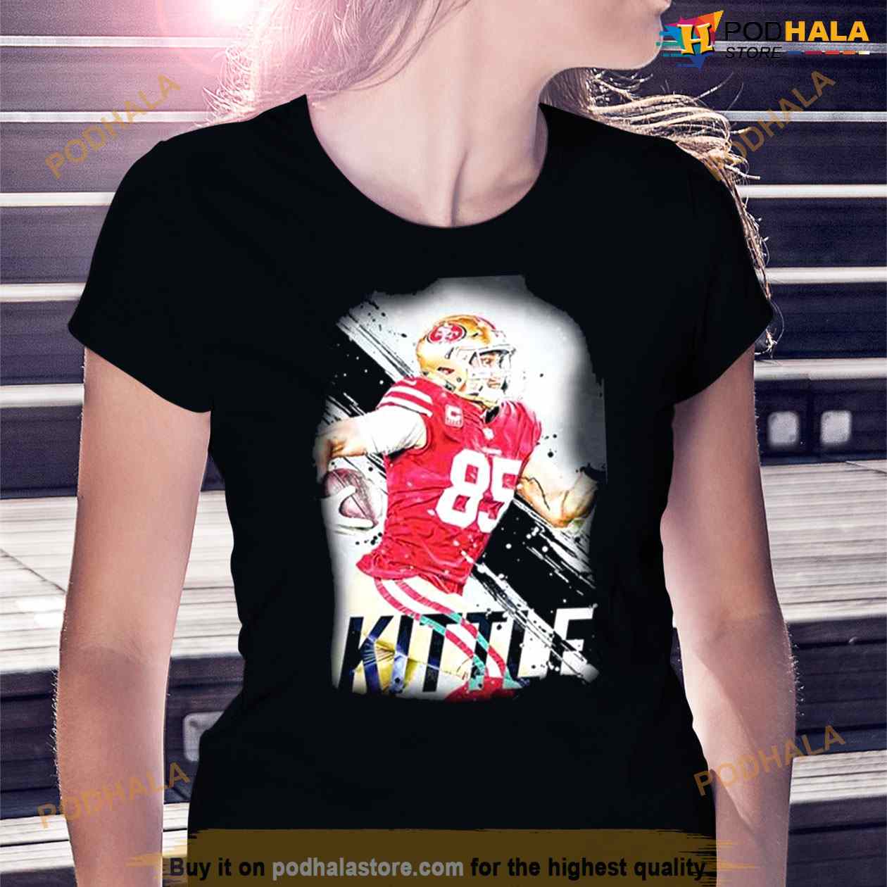 Paper Graphic George Kittle Shirt - Bring Your Ideas, Thoughts And