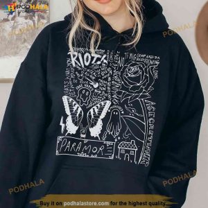 Paramore Doodle Art Shirt Vintage Paramore Album Lyrics Merch Tour 2023 3
