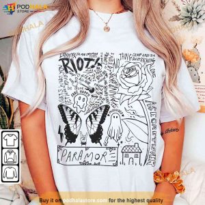 Paramore Doodle Art Unisex Shirt Vintage Paramore Tour 2023 Sweatshirt Hoodie 2