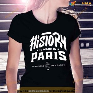 Paris Saint Germain 2023 Ligue 1 Champions T Shirt 3