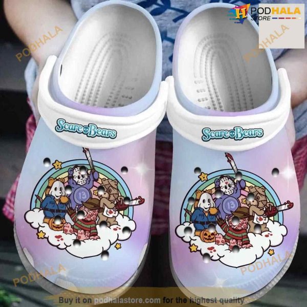 Pastel Scare Bears Halloween Clog Classic Clogs Shoes