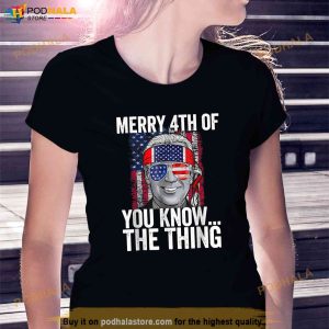 Patriotic Biden 4th Of July Merica Usa American Flag Murica Shirt 3