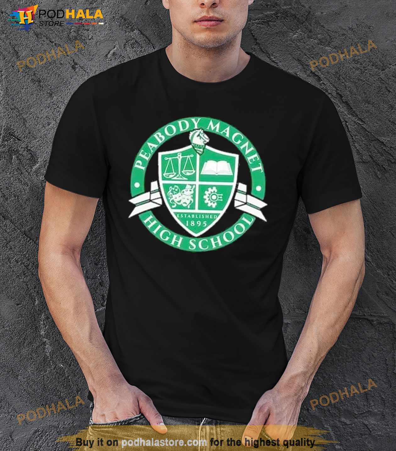 Peabody Magnet High School Established 1895 Logo Shirt Peabody Magnet High School Established 1895 Logo Shirt