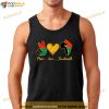 Peace Love Juneteenth Pride Black Girl Black Queen King Shirt