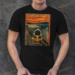 Peanuts Charlie Brown Scream Artsy T Shirt