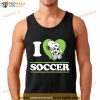 Peanuts Snoopy I Love Soccer Shirt