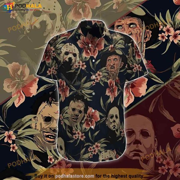 Pennywise Print Funny Hawaiian Shirt, Aloha Shirt