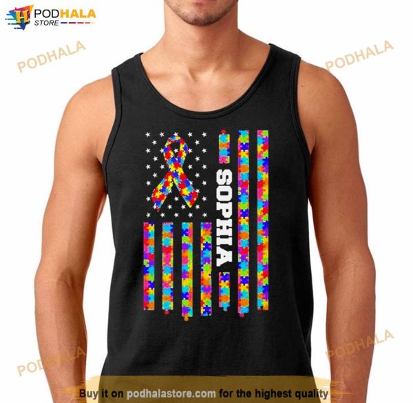 Personalized Autism Mom Sophia Shirt