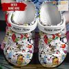 Personalized Crazy About Snoopy Crocs Shoes Crocband Clogs