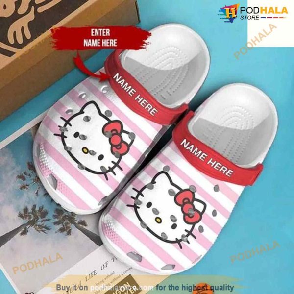 Personalized Hello Kitty Custom Classic Crocs Clog Gifts For Men Women