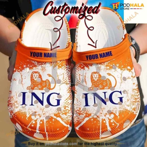 Personalized ING Crocs Clog Shoes