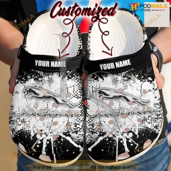 Personalized Jaguar Crocs Clog Shoes