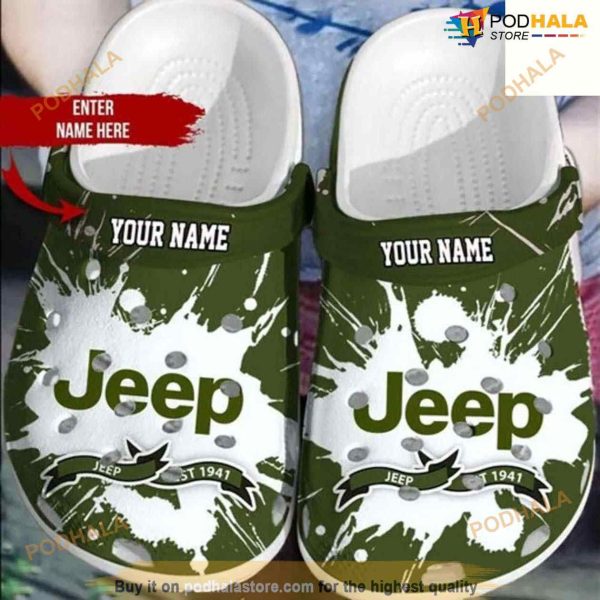 Personalized Jeep Crocs Women For Men Crocs Clog Shoes For Men Women