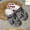 Personalized Las Vegas Raiders Ripped Zebra Print Paint Clog Shoes Crocs
