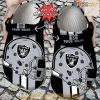 Personalized Las Vegas Raiders Team Helmets Crocs Clog Shoes
