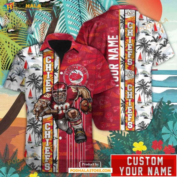 Personalized Name Kansas City Chiefs NFL Hawaiian Shirt, Kc Chiefs Shirt
