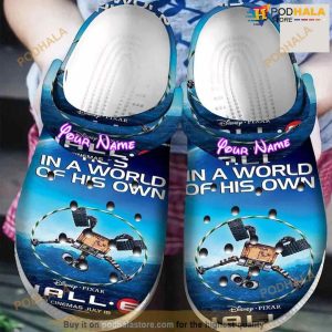 Personalized Name Wall E Crocs Shoes Comfortable For Mens Womens